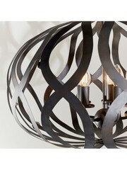 Gallery Home Bronze London 5 Bulb Pendant Ceiling Light - Image 5 of 8