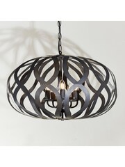 Gallery Home Bronze London 5 Bulb Pendant Ceiling Light - Image 6 of 8