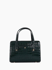 Dune London Green Dinkydenbeigh Mini Branded Handle Tote Bag - Image 4 of 6