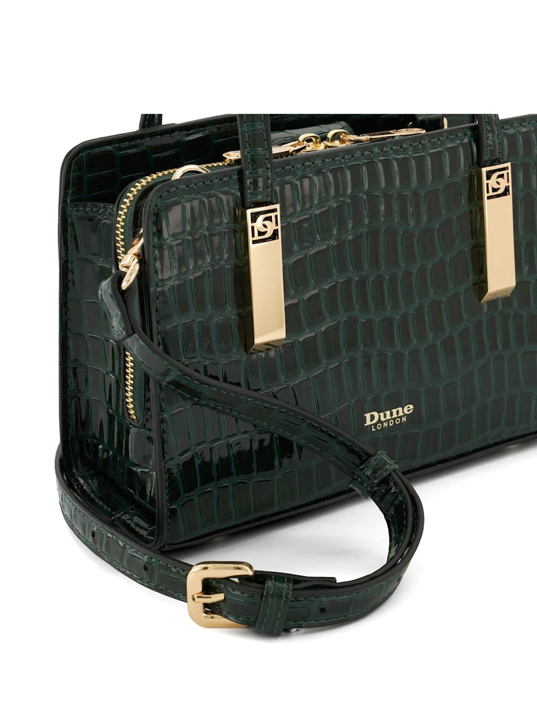 Buy Dune London Green Dinkydenbeigh Mini Branded Handle Tote Bag from Next Luxembourg