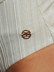 Seaspray Gold Athena Metallic Mock Wrap Strap Swimsuit - Image 2 of 3