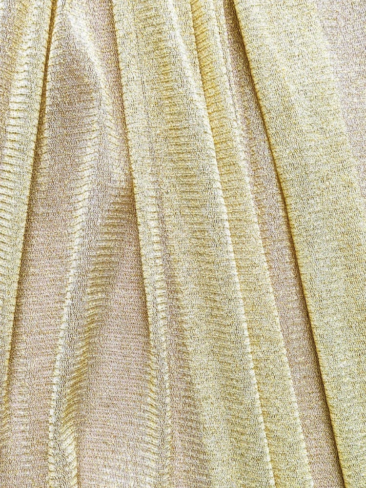 Seaspray Gold Serena Mesh Metallic Maxi Beach Kaftan - Image 5 of 5