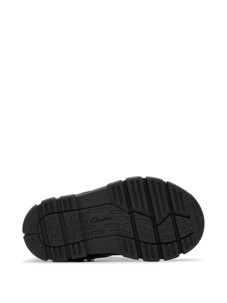 Clarks Black Standard Fit (F) Patent Evyn Charm Boots - Image 7 of 7