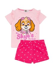 Vanilla Underground Pink Paw Patrol Vanilla Underground Girls Pink Licensing Short 100% Cotton Pyjamas - Image 1 of 5