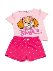 Vanilla Underground Pink Paw Patrol Vanilla Underground Girls Pink Licensing Short 100% Cotton Pyjamas - Image 2 of 5