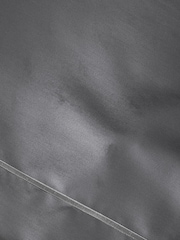 Charcoal Grey Collection Luxe 300 Thread Count 100% Cotton Sateen Satin Stitch Luxury Duvet Cover And Pillowcase Set - Image 8 of 8
