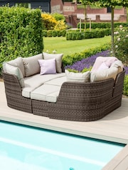 Maze Rattan Natural Cheltenham Daybed - Image 3 of 6