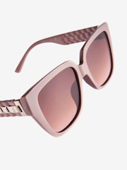 Mink Brown Square Sunglasses - Image 6 of 6