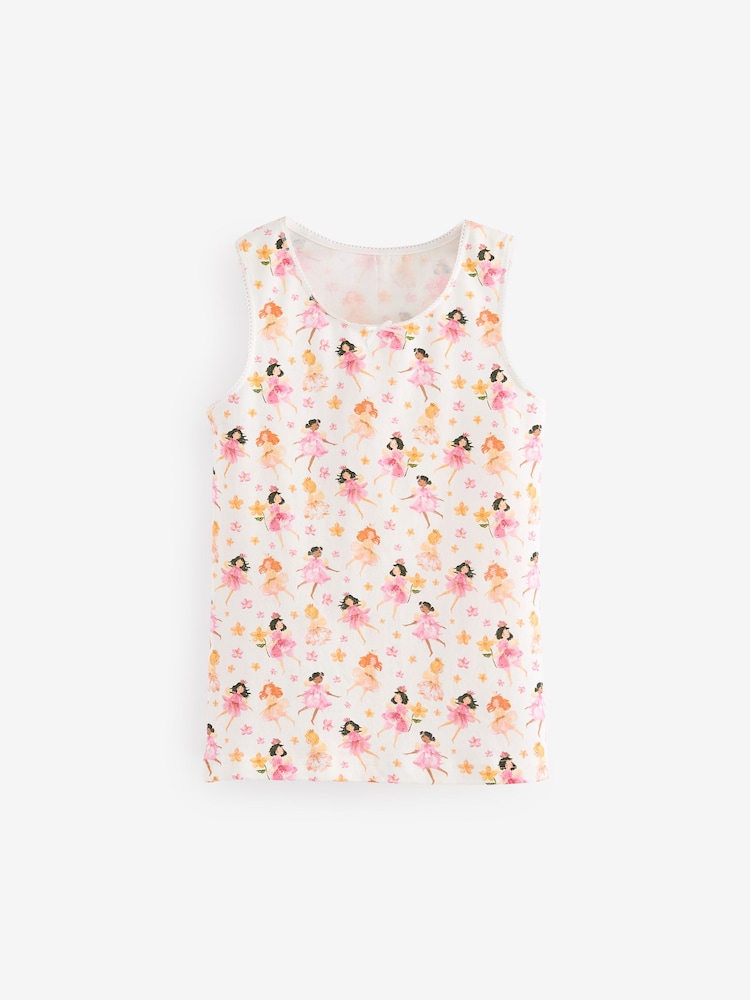 Pink/White Fairy Vests 3 Pack (1.5-16yrs) - Image 2 of 6