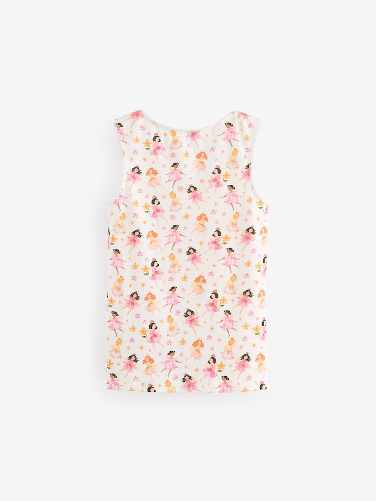 Pink/White Fairy Vests 3 Pack (1.5-16yrs) - Image 3 of 6