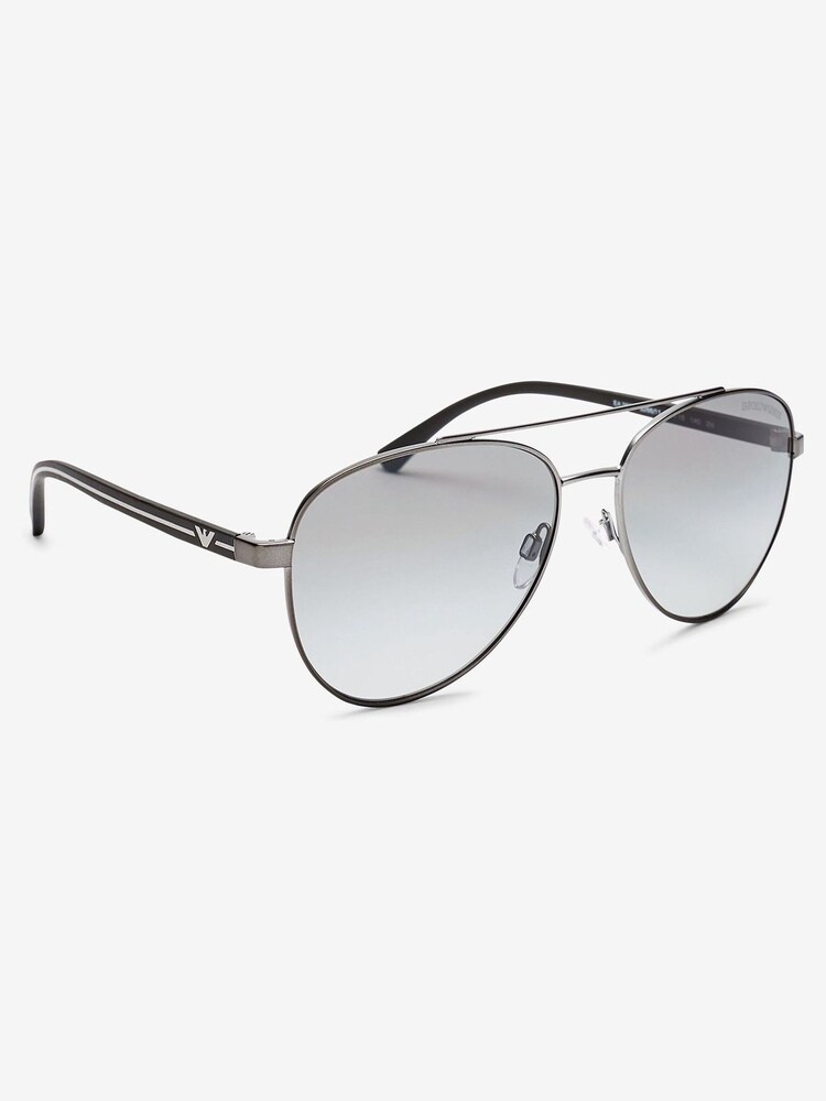 Emporio Armani Silver Style Sunglasses - Image 1 of 3