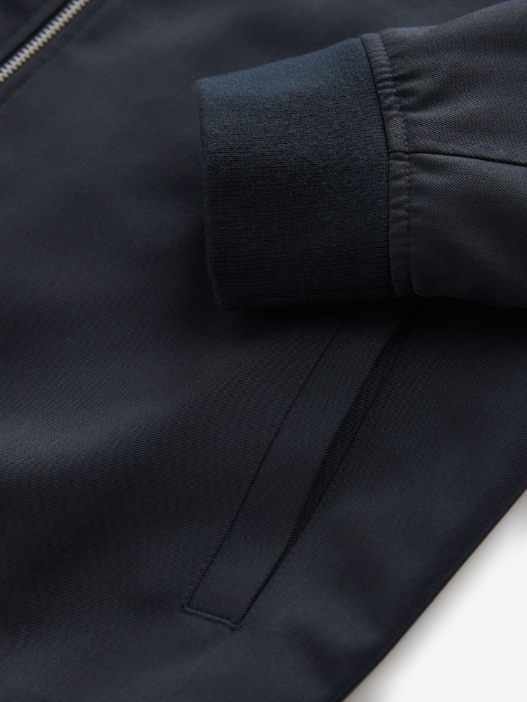 Navy Smart Bomber Jacket - Image 10 of 10
