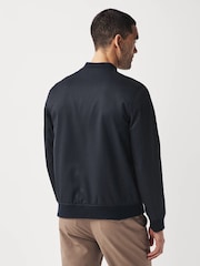 Navy Smart Bomber Jacket - Image 3 of 10