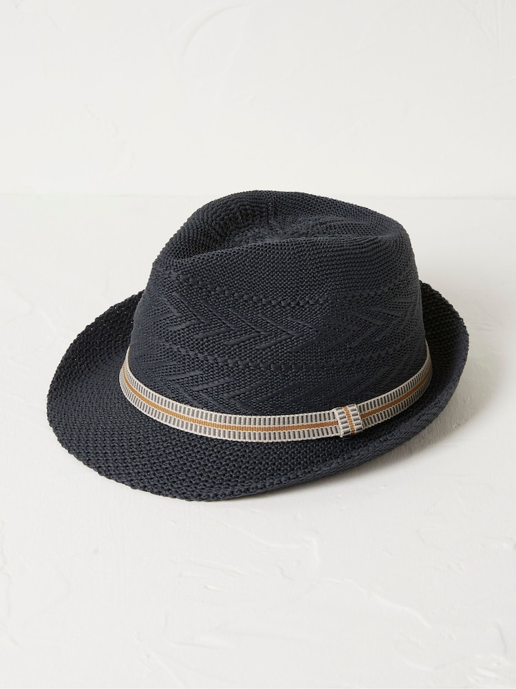 FatFace Black Trilby Hat - Image 1 of 2