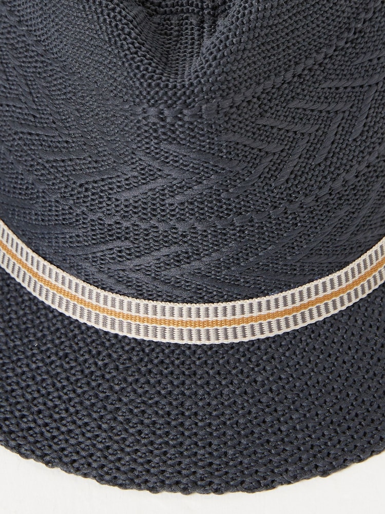 FatFace Black Trilby Hat - Image 2 of 2