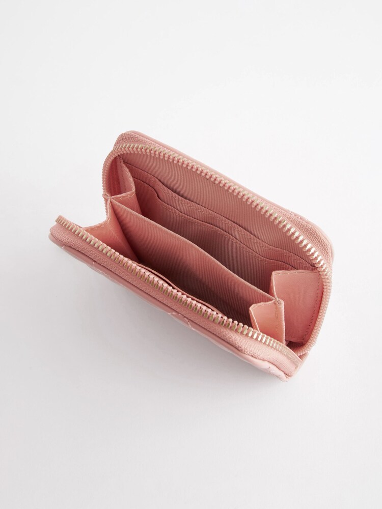 Pink Flower Quilted Purse - Image 4 of 4