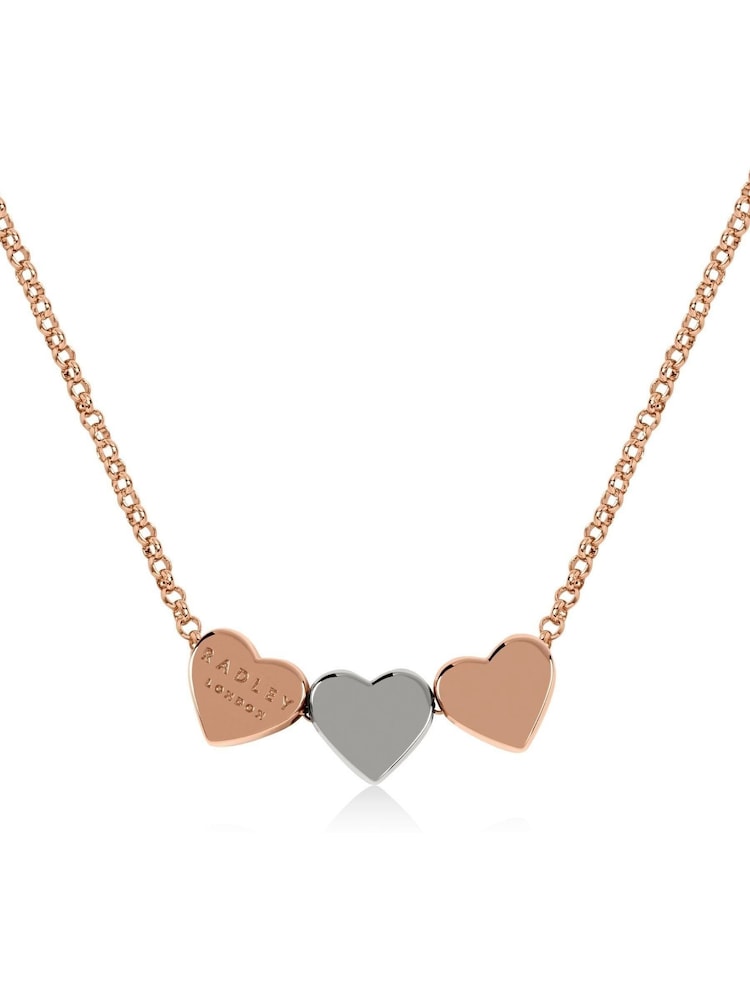 Radley Plated Love Heart Necklace - Image 1 of 2