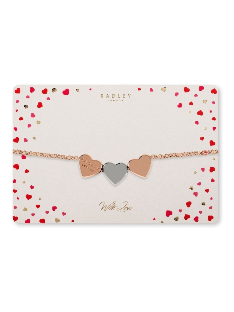 Radley Plated Love Heart Necklace - Image 2 of 2