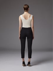 LK Bennett Cream Athena Viscose Vest Top - Image 2 of 4