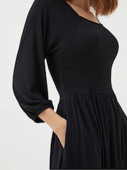 FatFace Black Adeline Jersey Dress - Image 4 of 5
