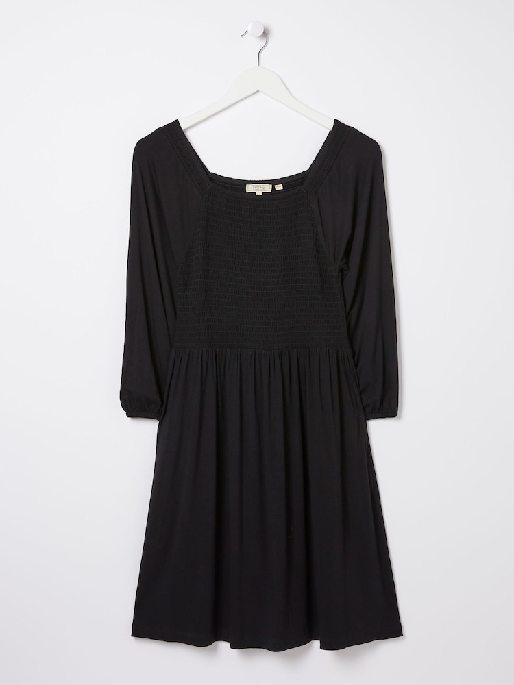 FatFace Black Adeline Jersey Dress - Image 5 of 5