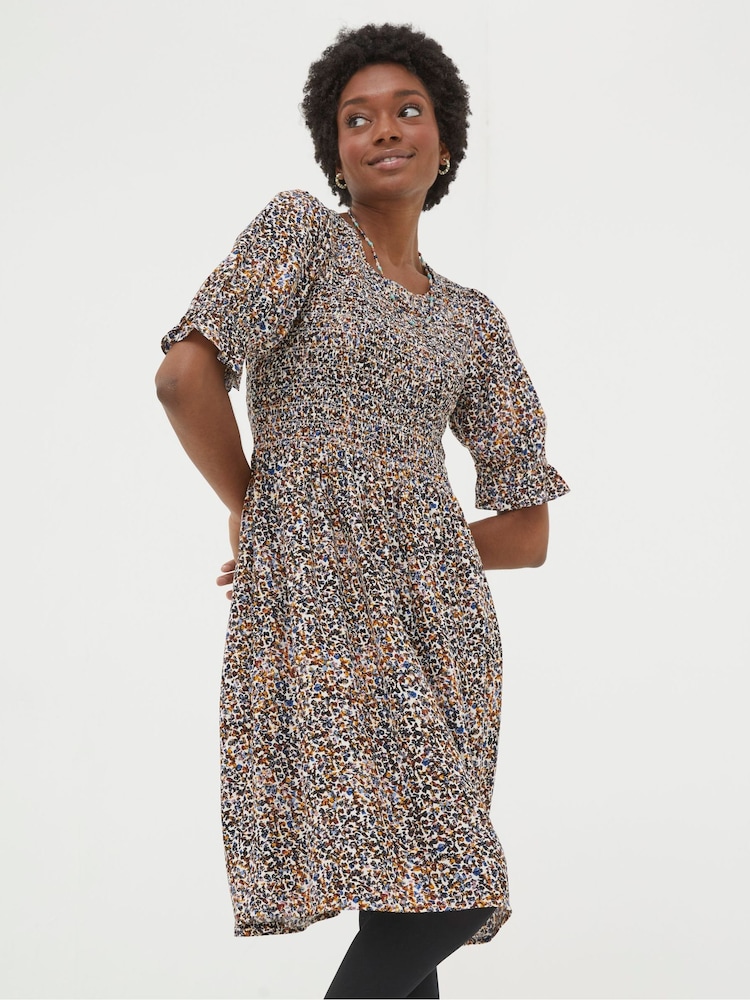 FatFace Dappled Spot Dress - Bild 1 von 5 FatFace Dappled Spot Dress - Bild 1 von 5