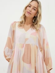 FatFace Printed Abstract Midi Dress - Bild 4 von 6