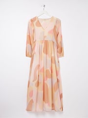 FatFace Printed Abstract Midi Dress - Bild 6 von 6