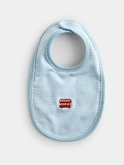 Jojo Maman Bébé Blue 3Pack London Bibs - Image 4 of 10