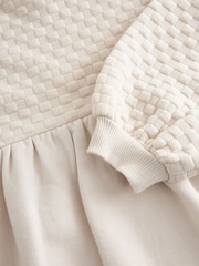 Cream Textured Jumper Dress (3-16yrs) - Image 7 of 7