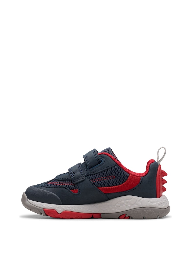 Clarks Blue Wide Fit (G) Steggy Tail Shoes - Image 2 of 8
