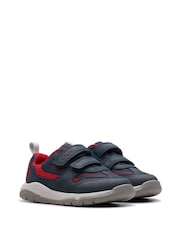 Clarks Blue Wide Fit (G) Steggy Tail Shoes - Image 4 of 8