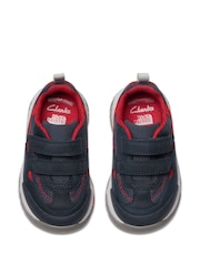 Clarks Blue Wide Fit (G) Steggy Tail Shoes - Image 6 of 8