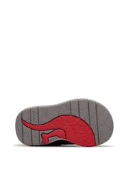 Clarks Blue Wide Fit (G) Steggy Tail Shoes - Image 8 of 8