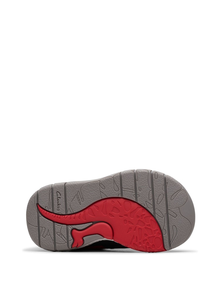 Clarks Blue Wide Fit (G) Steggy Tail Shoes - Image 8 of 8