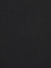 Black Tailored Fit Wool Mix Textured Suit: Jacket - Image 3 of 8