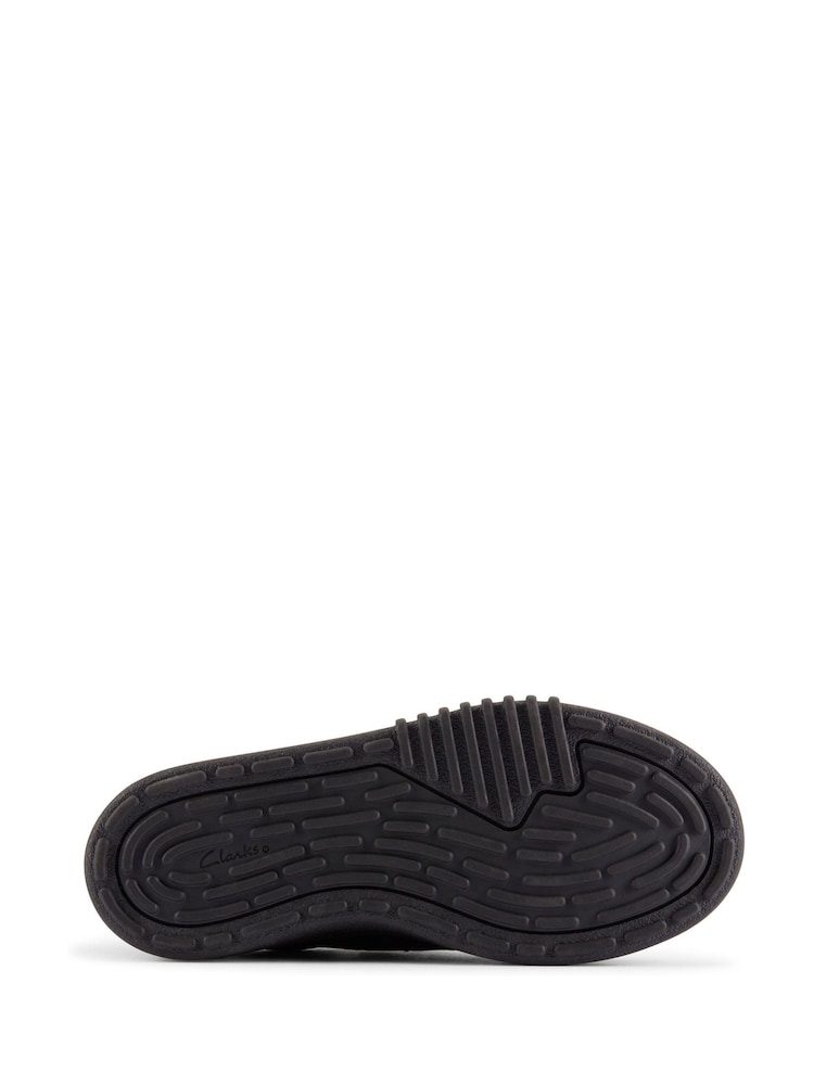 Clarks Black Standard Fit (F) Somerset Shoes - Image 8 of 8