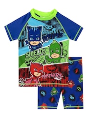 Character Blue Boy PJ Mask Swim Set - Image 1 of 4