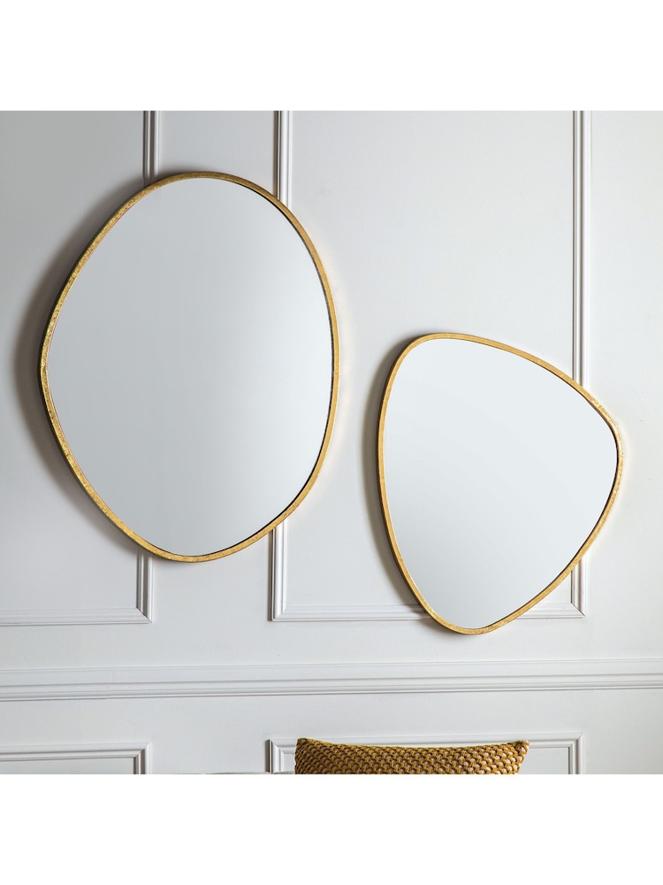 Gallery Home Gold Chattenden Large Mirror - Image 1 of 4 Gallery Home Gold Chattenden Large Mirror - Image 1 of 4