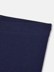 Joules Emilia Navy Blue Jersey Leggings - Image 4 of 5