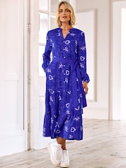 Aspiga Blue Jessica Shirt Dress - Image 1 of 6