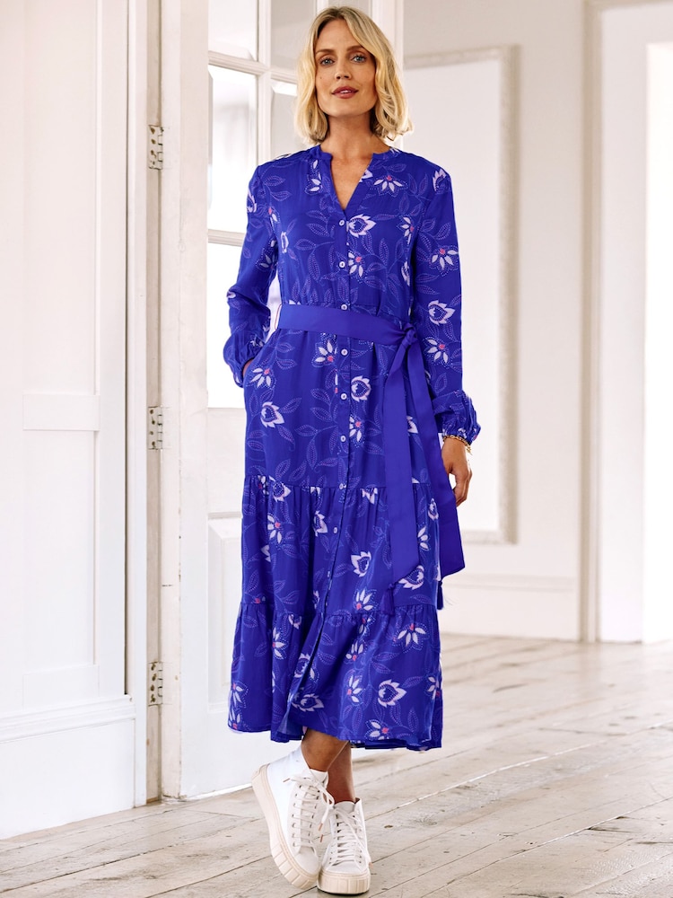Aspiga Blue Jessica Shirt Dress - Image 1 of 6