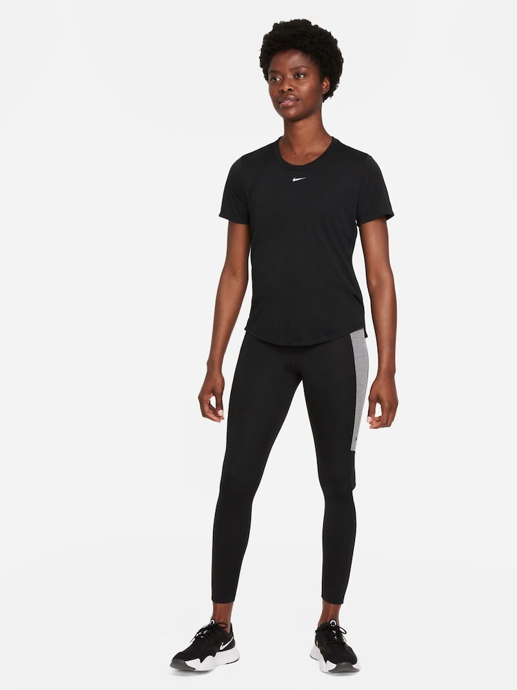 Nike Black One Training Top - Image 2 of 5 Nike Black One Training Top - Image 2 of 5