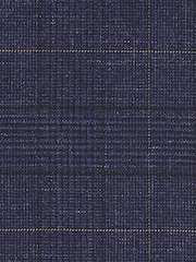 MOSS Blue Slim Check Suit: Jacket - Image 7 of 7