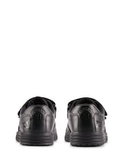 Clarks Black Standard Fit (F) Urban Ace Shoes - Image 2 of 7