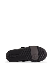 Clarks Black Standard Fit (F) Urban Ace Shoes - Image 3 of 7