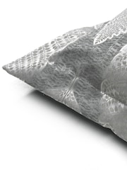 Prestigious Textiles Chrome Grey Treasure Jacquard Feather Filled Cushion - Image 3 of 4