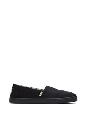 TOMS Black Alpargata Cupsole Shoes - Image 1 of 5