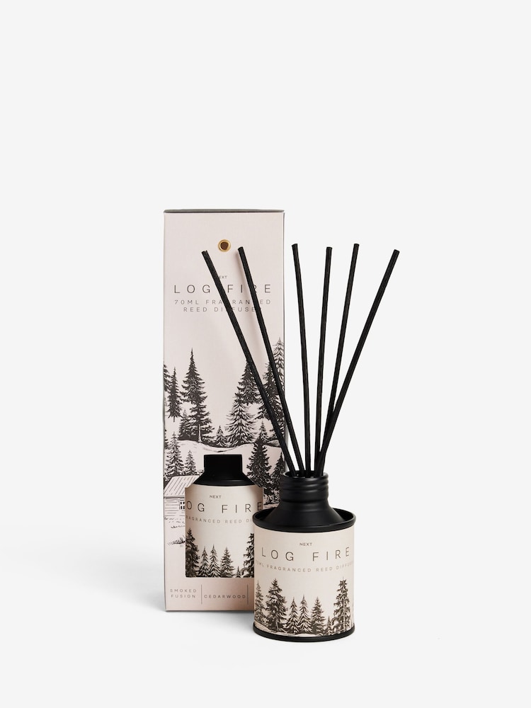 Logfire Smoked Cedarwood 70ml Fragranced Reed Diffuser - Image 3 of 3