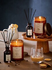 Caramel Waffle Latte 70ml Fragranced Reed Diffuser - Image 3 of 5